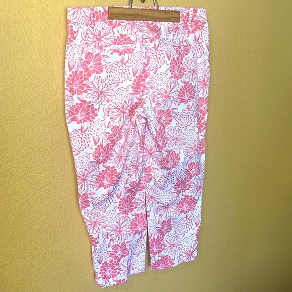 Talbots The Perfect Skimmer Pink White Size 10 - Picture 2 of 6